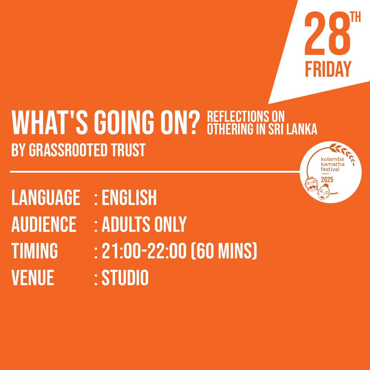 Grassrooted Trust Presents - What's Going On? Reflections on Othering in Sri Lanka