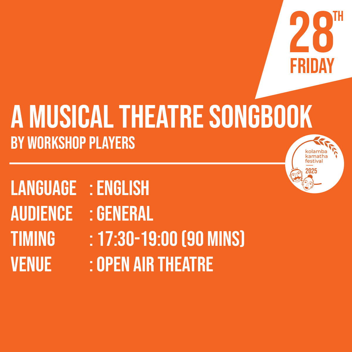 Workshop Players Present: a Musical Theatre Songbook